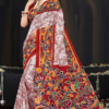 Minu batik Malai Cotton printed saree .