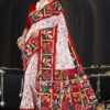 Minu batik Malai Cotton printed saree .