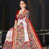 Minu batik Malai Cotton printed saree .